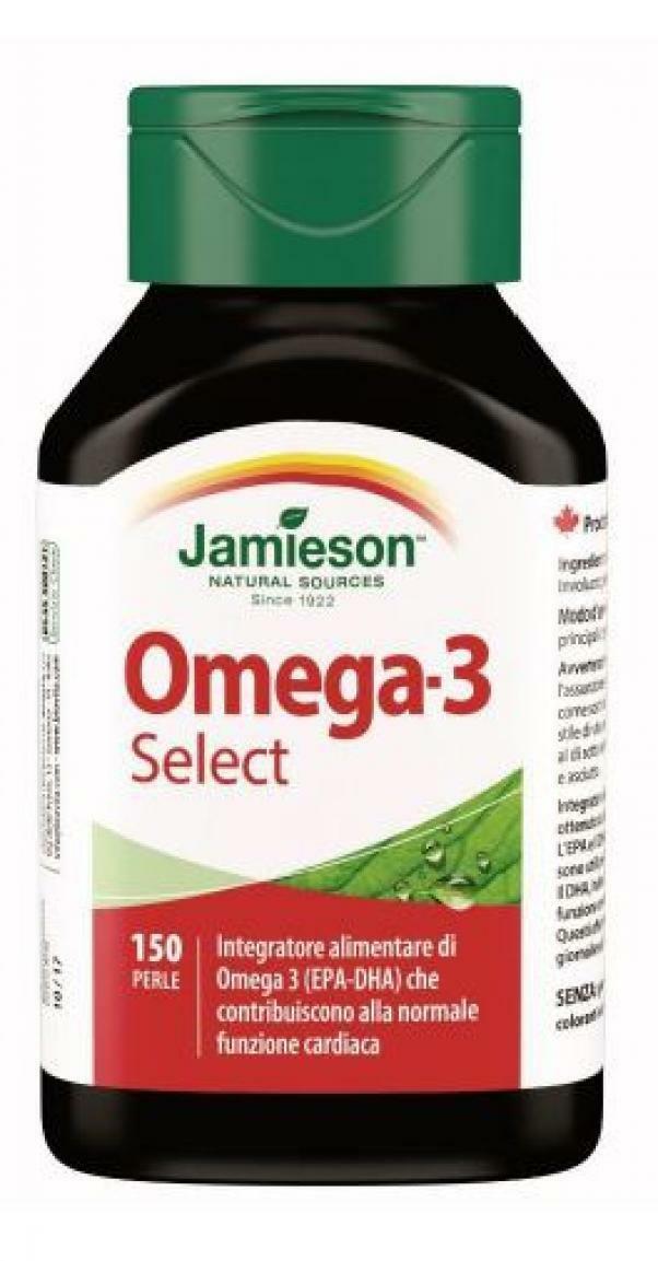 biovita group jamieson - omega 3 select  - integratore alimentare di omega 3 - 150 perle