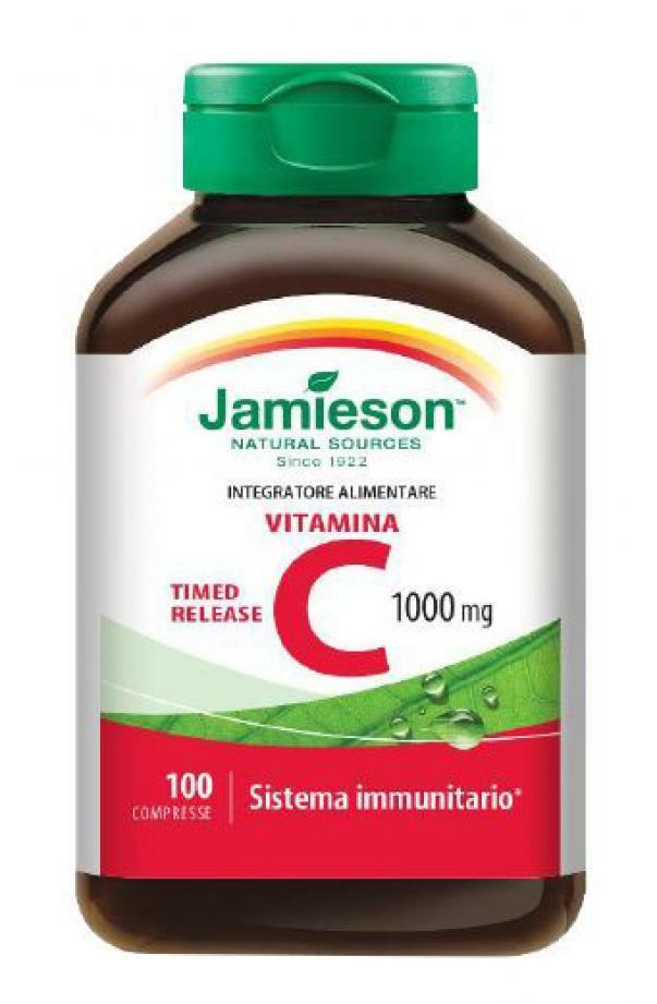 biovita group jamieson - vitamina c 1000 rilascio graduale - integratore alimentare di vitamina c - 100 cpr