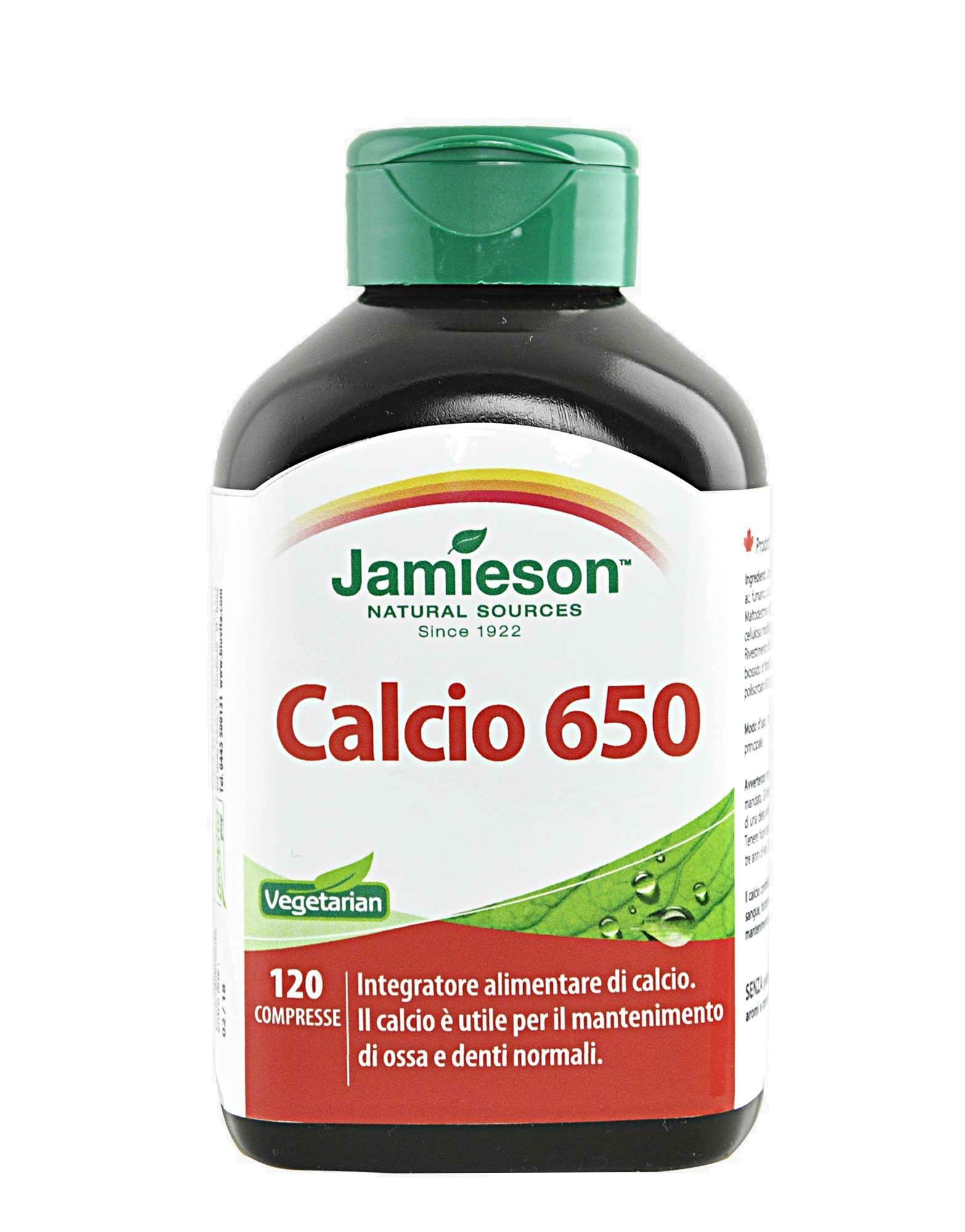 biovita group jamieson - calcio 650 - scadenza 1-23 - 120 cpr