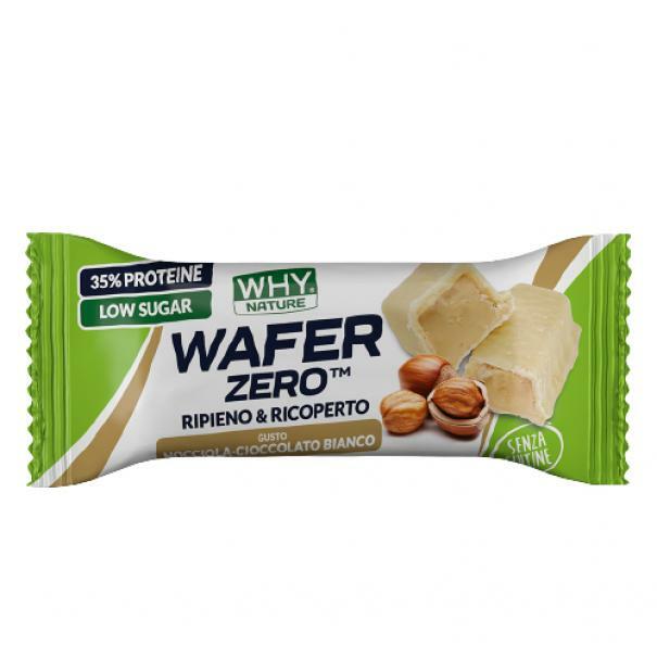 biovita group wafer zero - gusto nocciola-cioccolato bianco - 35g