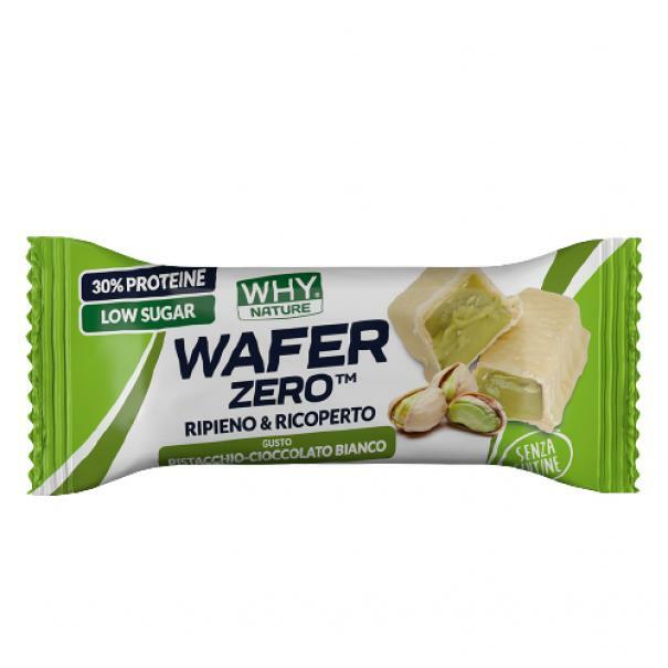 biovita group wafer zero - gusto pistacchio-cioccolato bianco - 35g