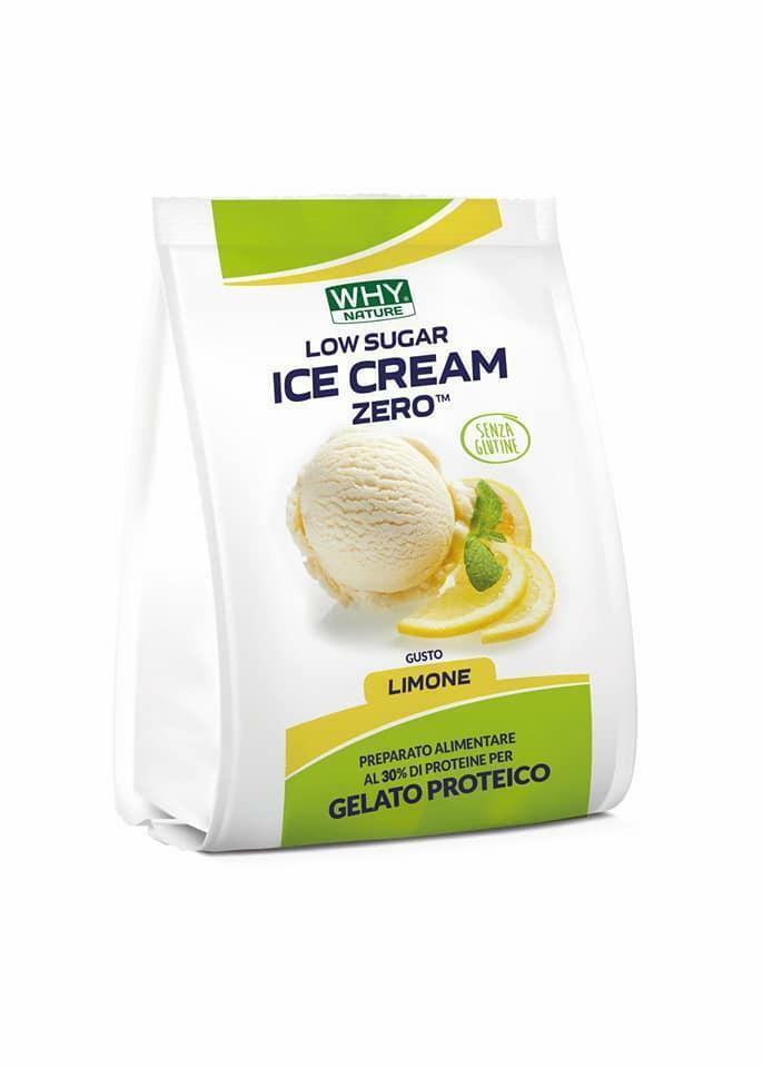 biovita group ice cream zero - scadenza 04/22 -  low sugar senza glutine gusto limone - 200g