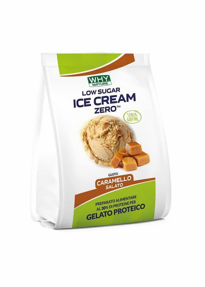 biovita group ice cream zero low sugar senza glutine gusto caramello salato - 200g