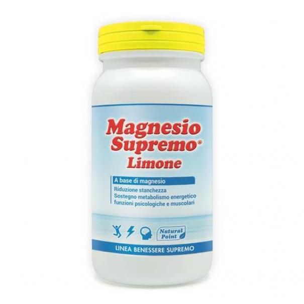 natural point natural point - magnesio supremo gusto limone - a base di magnesio - 150g