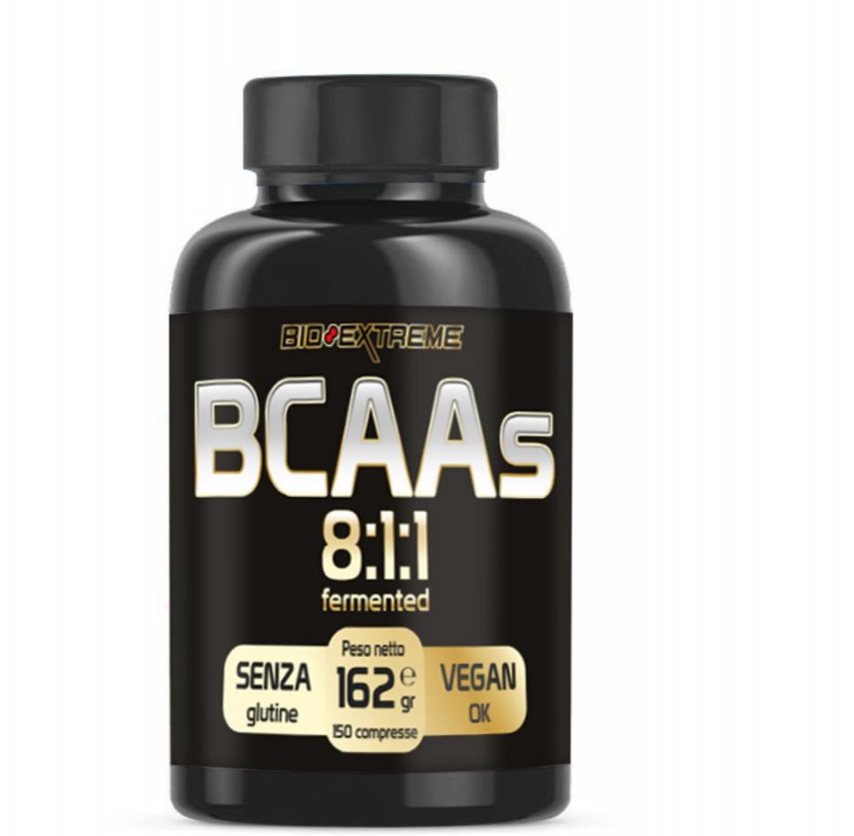 bio extreme bcaas 8:1:1 fermented - 150 cpr