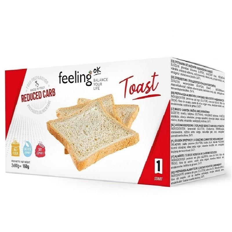 feeling ok feeling ok - toast start 1- 4x 40 gr = 160 gr