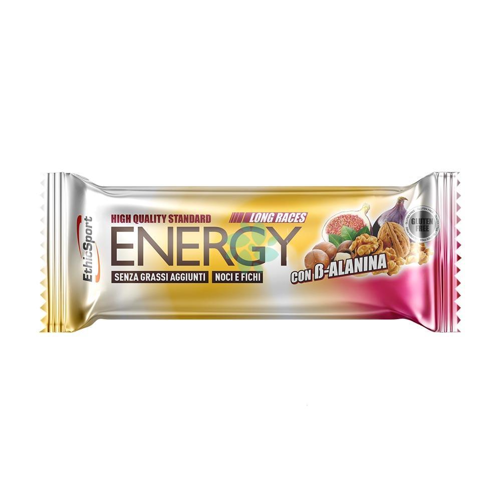 ethicsport energy bar long races con b-alanina - singola 1 x 42 g - gusto noci e fichi - gluten free