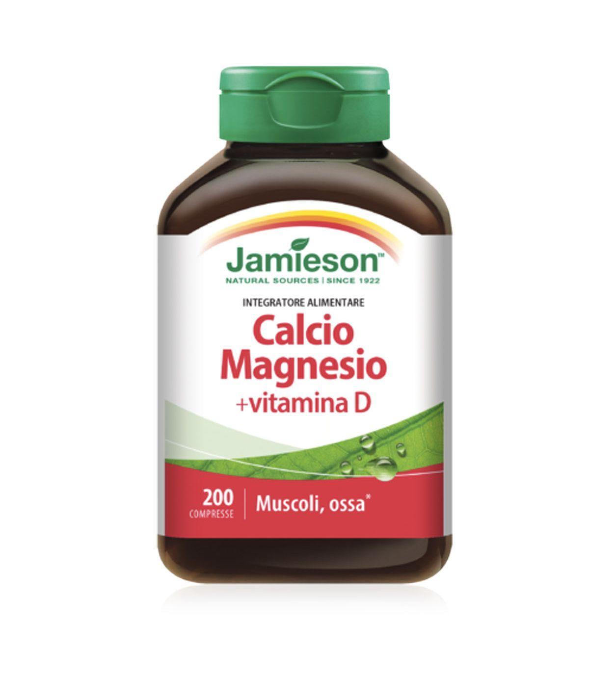 biovita group jamieson - calcio magnesio + vitamina d - 200 compresse