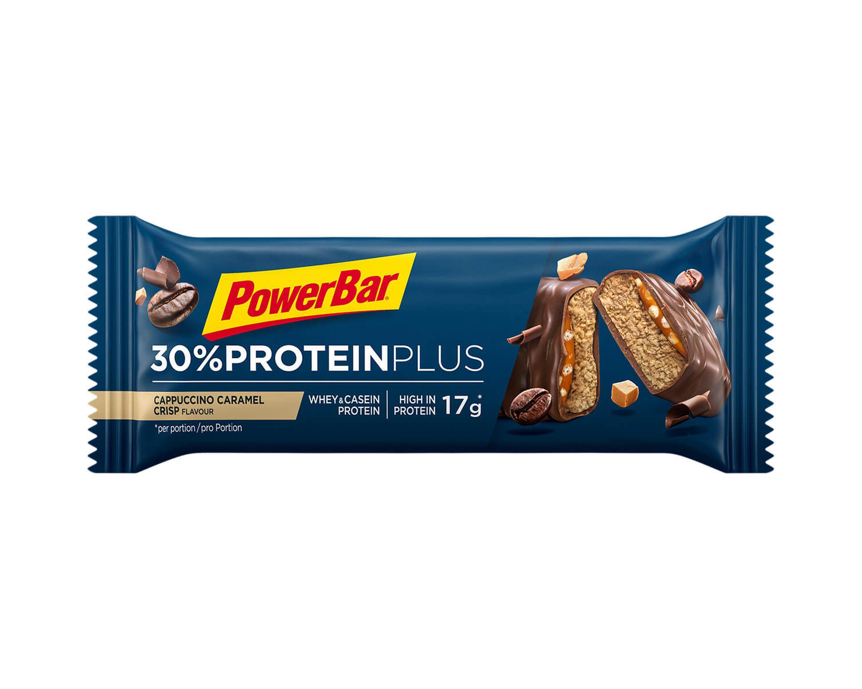 biovita group power bar 30% protein plus - gusto cappuccino caramel crisp - 55g
