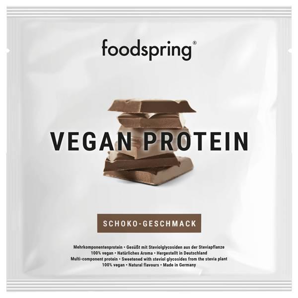 foodspring whey protein - gusto cioccolato - monoporzione da 30 g