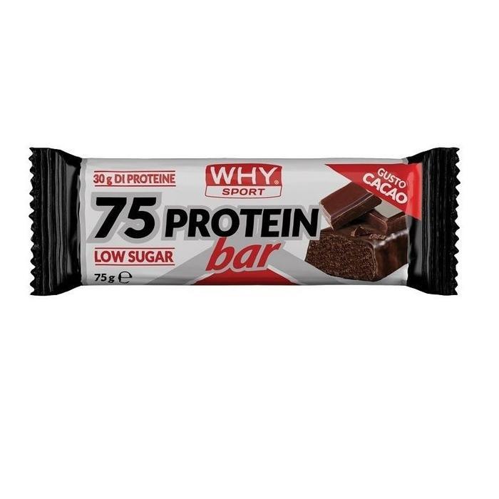 biovita group why sport -  75 protein bar -  gusto cacao - 75g