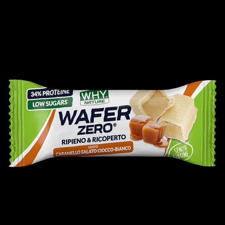 biovita group wafer zero - gusto caramello salato ciocco-bianco - 35g