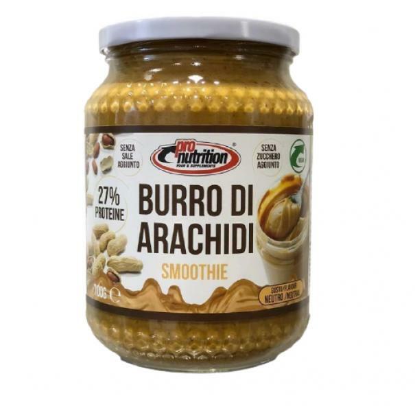 pro nutrition burro arachidi smoothie ricco di proteine fibre omega 3 -  600 g