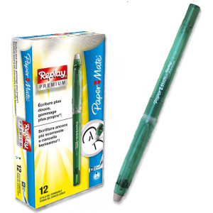 Penna  replay premium verde 0.7mm confezione da 12