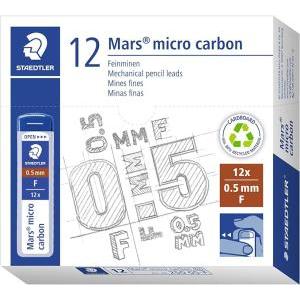 Mine mars micro carbon confezione da 12 blister x 12 mine 0.5mm f