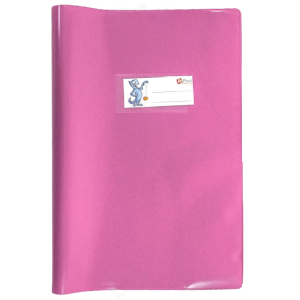 Copriquaderni shiny rosa con alette 21.5x30.5cm confezione da 20
