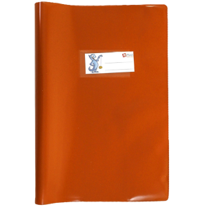 Copriquaderni shiny arancione con alette 21.5x30.5cm confezione da 20