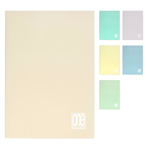 Quaderni maxi a4 one color pastel rigatura 5m confezione da 10