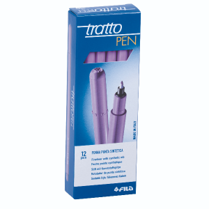 Penna tratto pen metal glicine confezione da 12