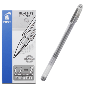 Penna  g-1 silver 0.7mm confezione da 12