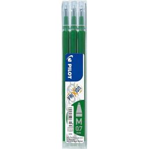 Ricariche penne frixion refill m 0.7mm verde confezione da 3