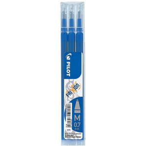 Ricariche penne frixion refill m 0.7mm blu confezione da 3