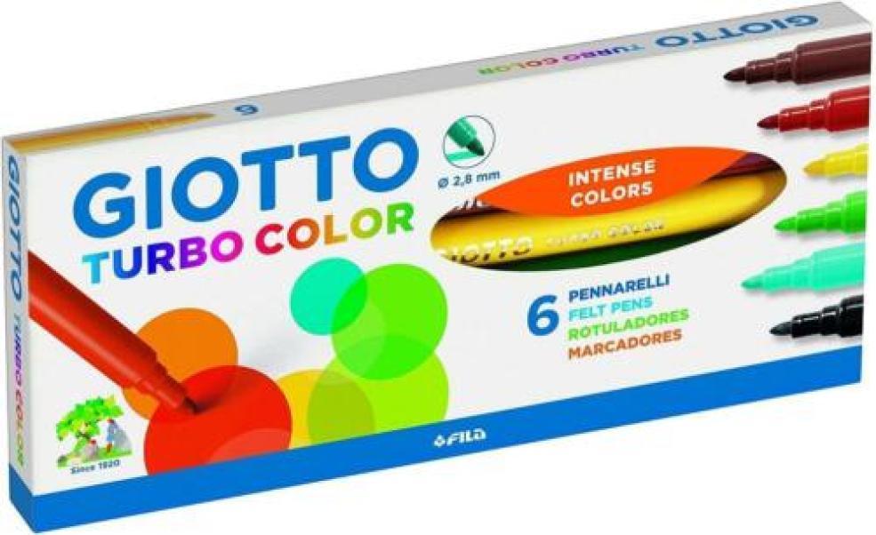 Pennarelli Giotto turbo color confezione da 6