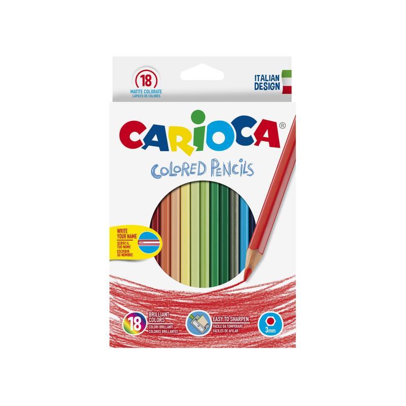 Pastelli Carioca colored pencils confezione da 18