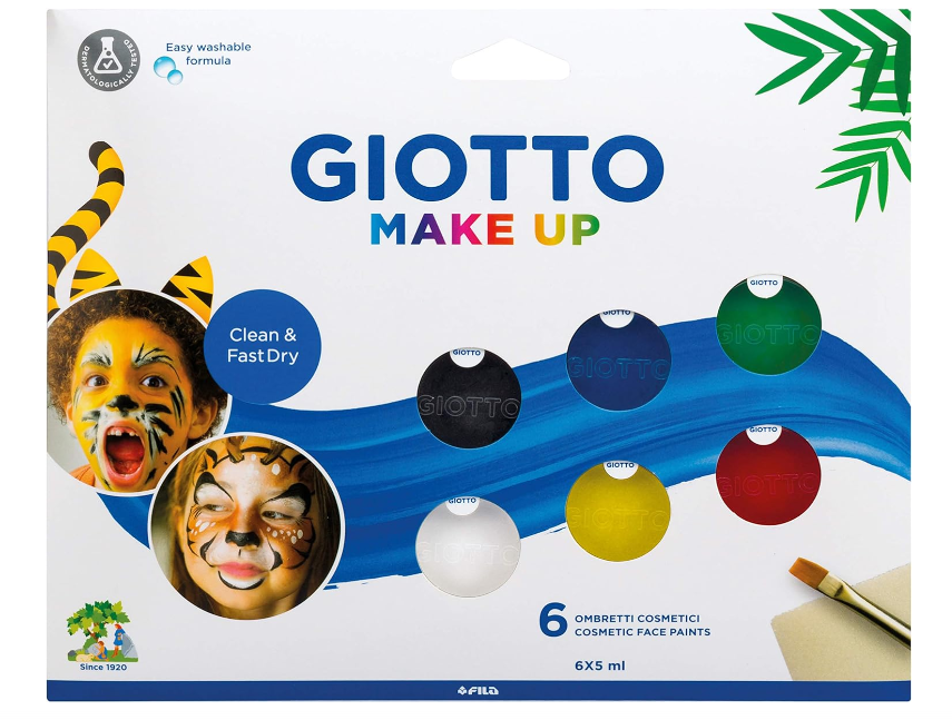 Ombretti Giotto make up colori classici 5ml confezione da 6