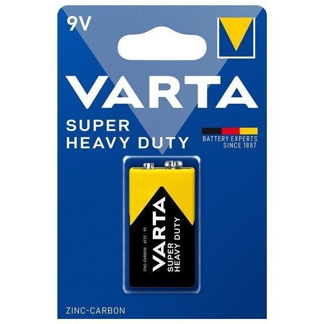Batteria Varta Super Heavy Duty 9V blister da 1