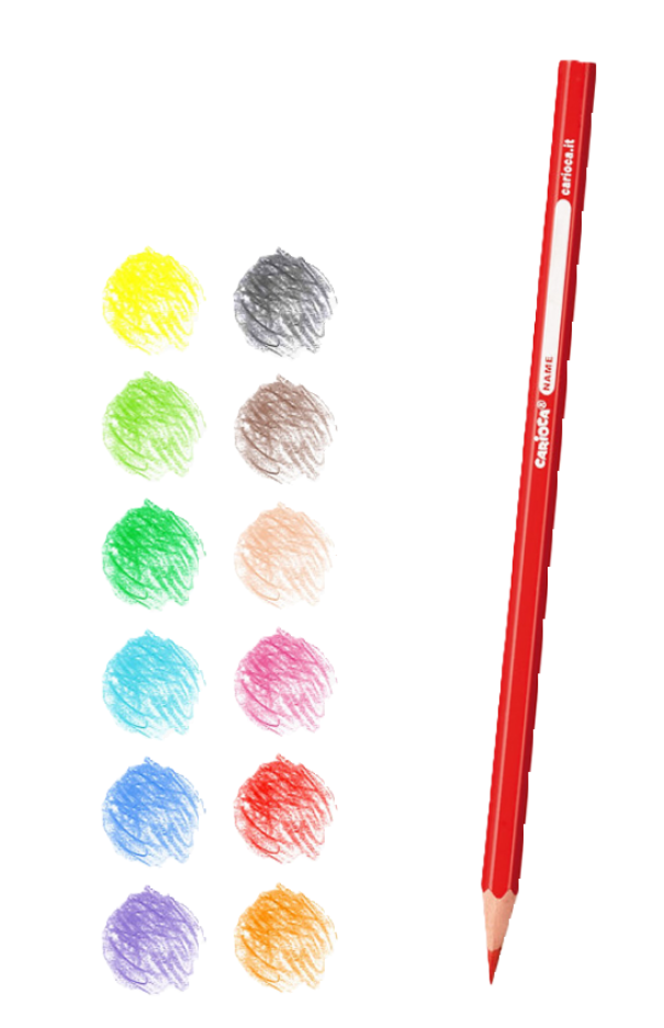 Pastelli Carioca colored pencils confezione da 12