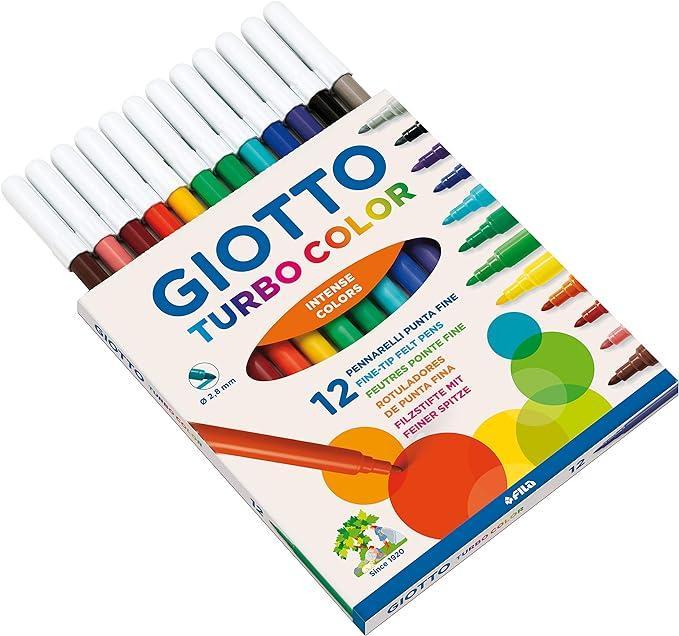 Pennarelli Giotto turbo color confezione da 12