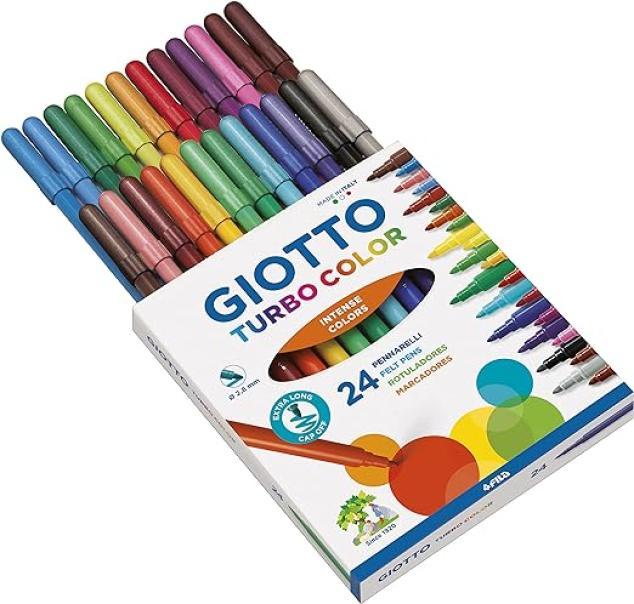 Pennarelli Giotto turbo color confezione da 24