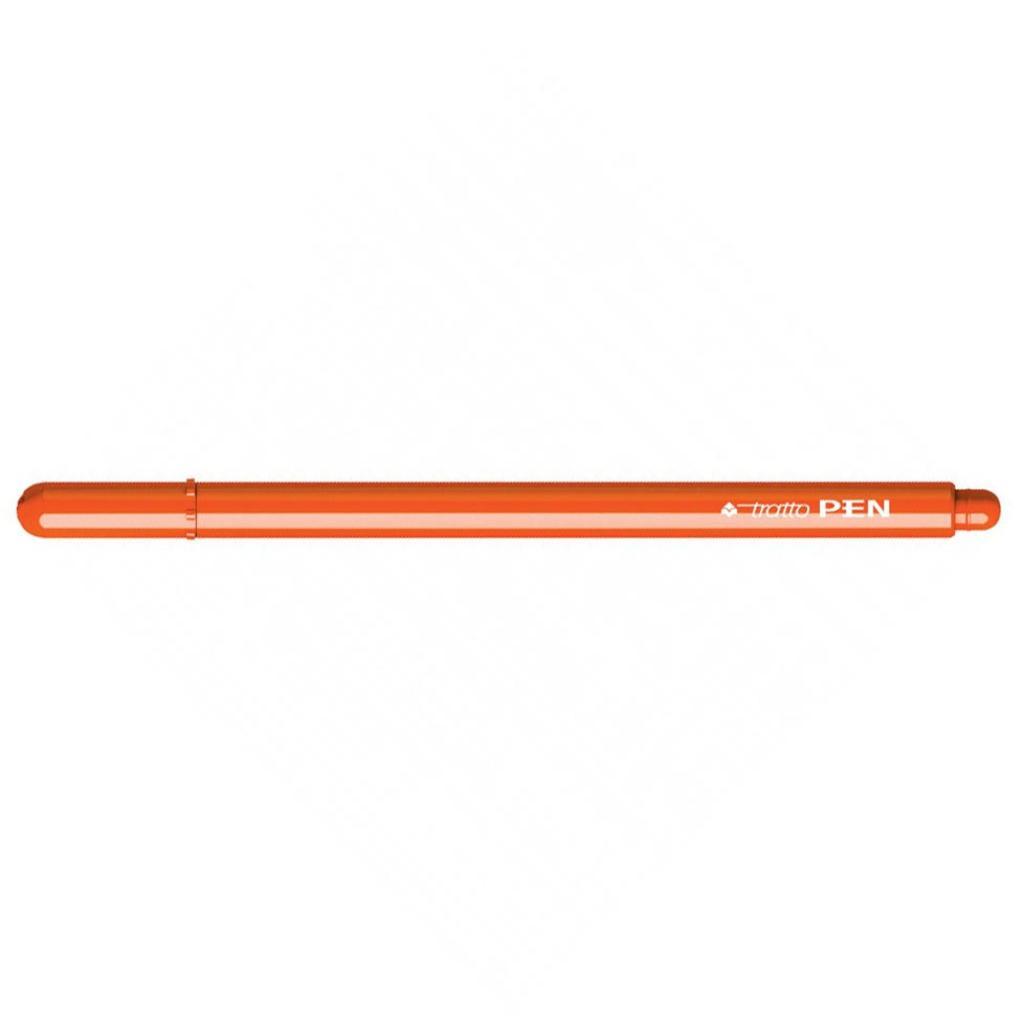 Penna Tratto pen metal arancione confezione da 12