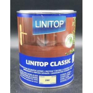 Linitop classic 280 incolore 2,5 litri finitura trasparente protettiva trasparente per legno