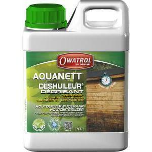 Aquanett 1 lt elimina gli oli dal legno