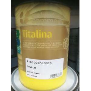 Titalina giallo 1 lt idropittura superlavabile extra