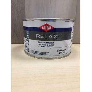 Relax smalto al solvente lucido bianco/base 030 0,375 lt