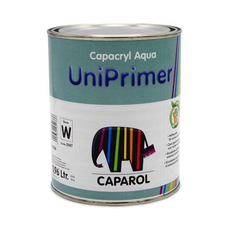 caparol caparol cex capacryl aqua uniprimer bianco 1 litri. fondo acrilico per superfici non assorbenti, lisce e porose