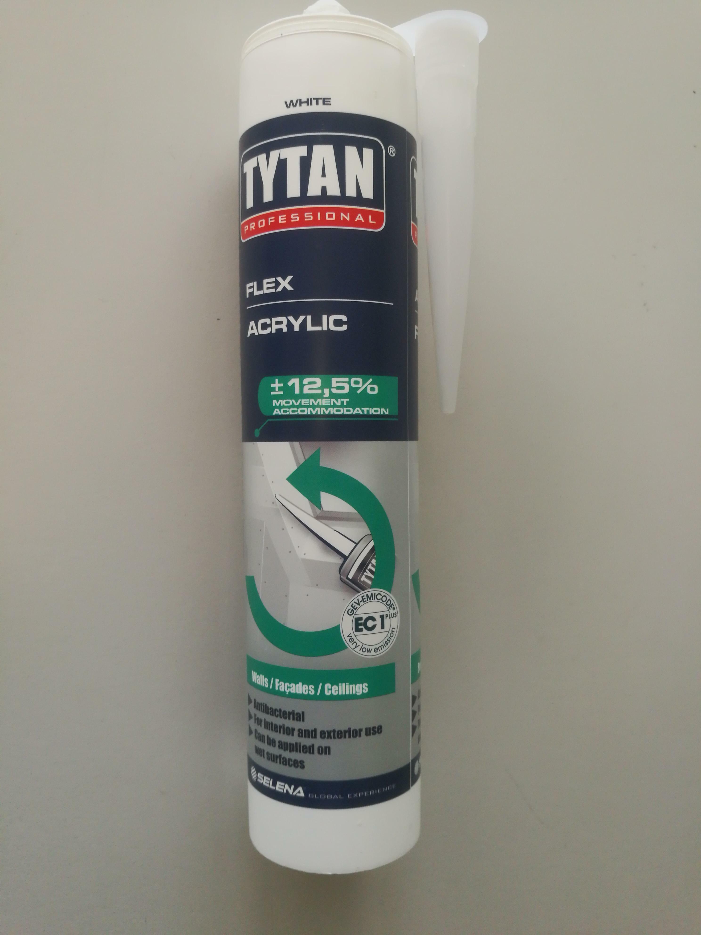 tytan professional tytan professional silicone acrilico flessibile bianco 300 ml