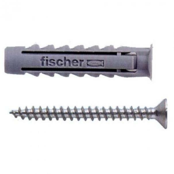 fischer tassello in nylon diametro 8 fischer sx confezione 50 pezzi