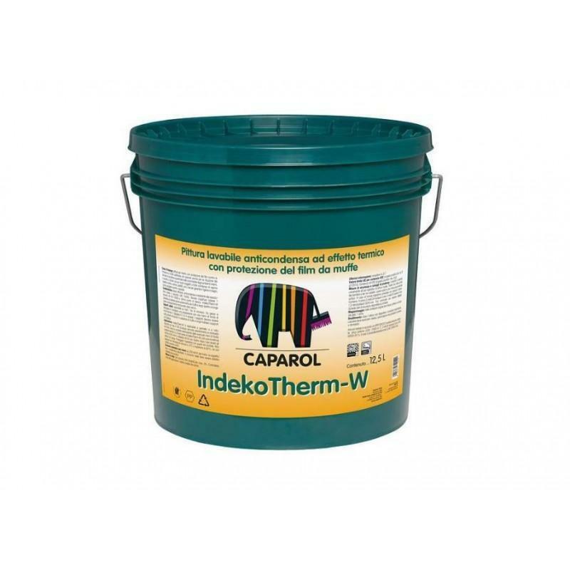 caparol caparol indekotherm w 4  lt pittura lavabile anticondensa ad effetto termico con protezione del film da muffe