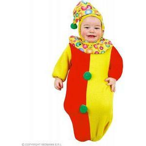 Costume clown 0/9 mesi