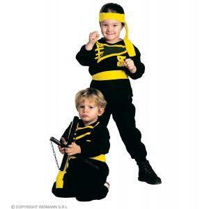 Costume ninja taglia 3/4 anni