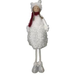 Bambolina vestito bianco cm70