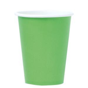 8 bicchieri carta verdi 250 ml