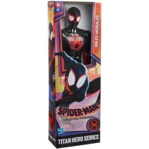 Action figure spiderman miles morales titan hero series cm 30