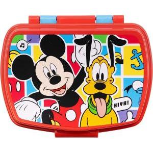 Mickey Mouse - Porta merenda a 3 Scomparti per Bambini - Real Trade 44220