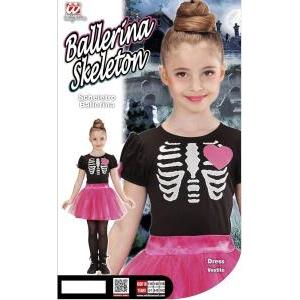 Costume scheletro ballerina cm116