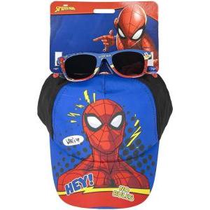 Cappellino e occhiali spiderman